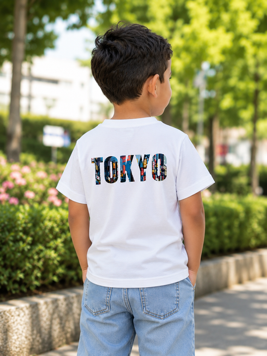 Tee-shirt TOKyo Kids Unisexe Oversize - 100% Coton Jersey Premium