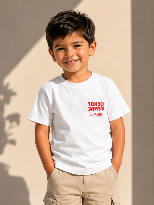 Tee-shirt TOKyo JApan KiDs - 100% Coton confortable - Breathable Tissu