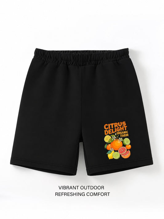 Bermuda Citrus Delight Unisexe - Jersey Coton confortable wearing