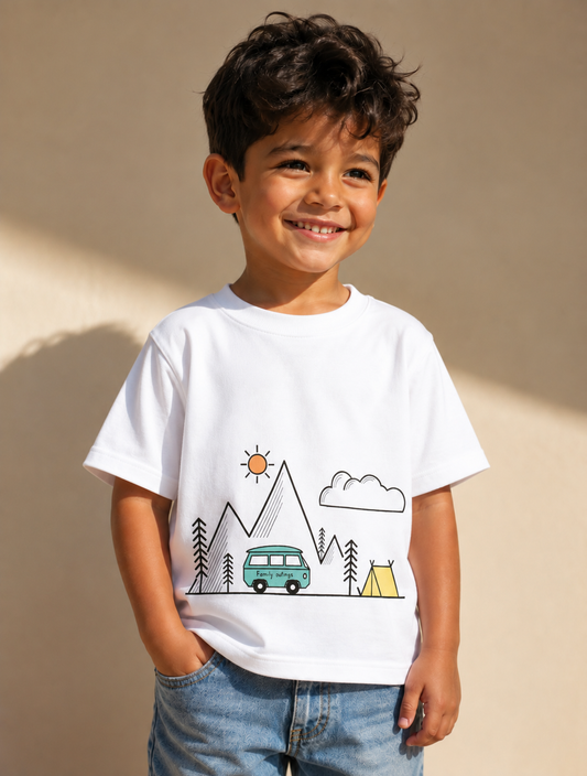 Tee-shirt Family RidE - Unisexe coton premium Jersey 100%