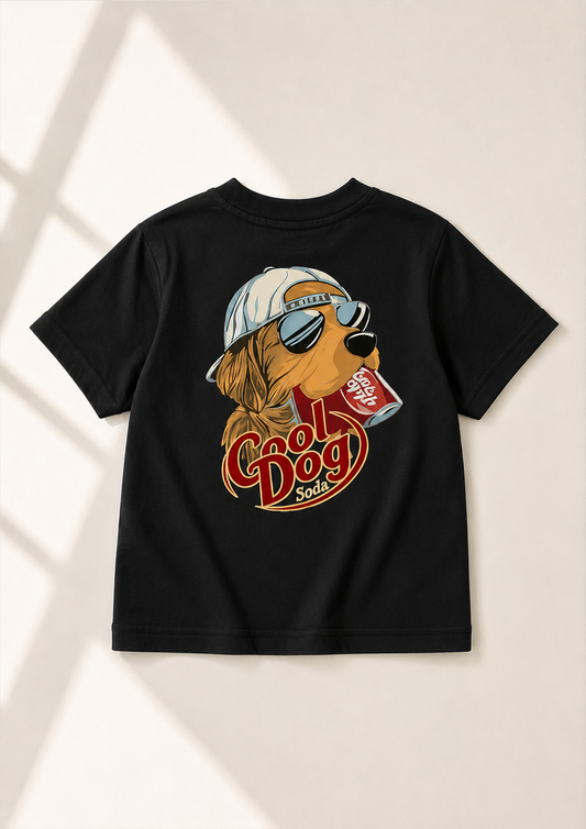 Tee-shirt Kids Cool Dog  - Unisexe Oversize Style Coton confortable wearing