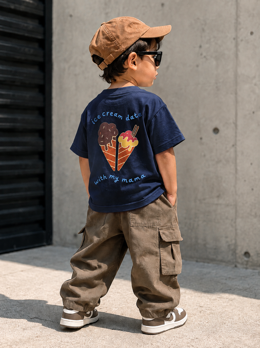 Tee-shirt Ice-cream Kids | 100% Coton Top-notich jersey Lourd
