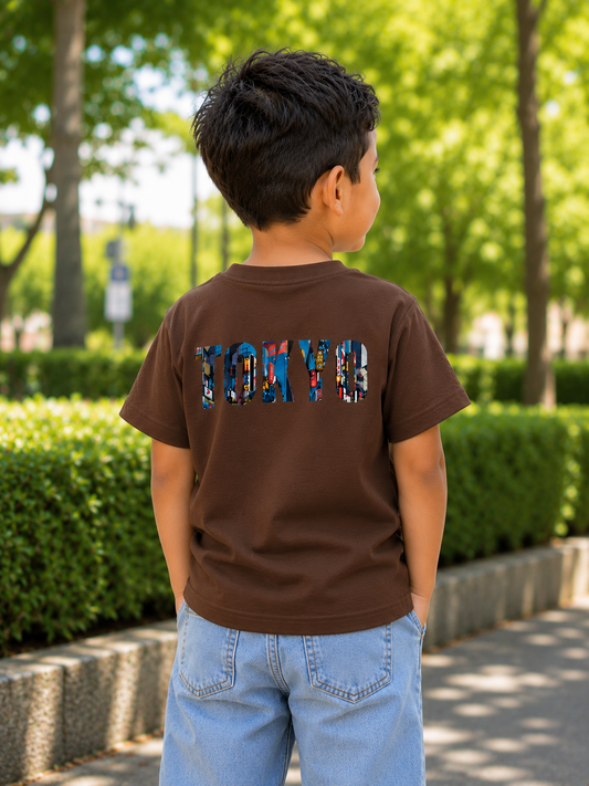 Tee-shirt TOKyo Kids Unisexe Oversize - 100% Coton Jersey Premium