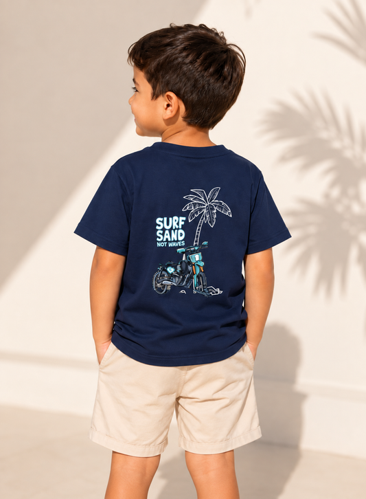 Tee-shirt Surf Sand - Unisexe 100% Coton confortable Jersey