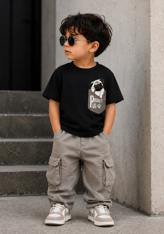 Tee-shirt PocKet - Unisexe JUMPSYNC Kids | Top-notich Coton