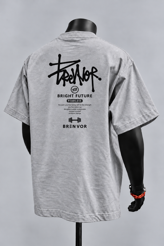 Tee-shirt Fearless - Coton 80% Jersey Top-notich - Unisexe Oversize Style