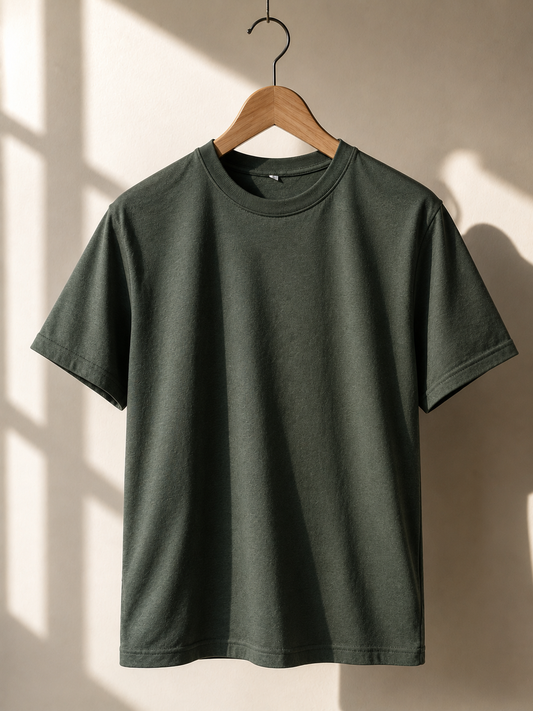 Tee-shirt Jumpsync - Coton 80% Molletonné non gratté| style Basic Coupe Top-notich