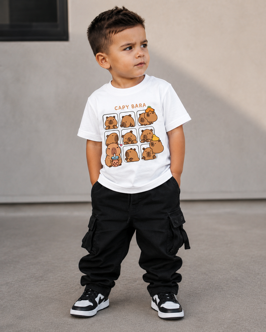 Tee-shirt capy bara KIDS - unisexe coton Hight Quality Jersey