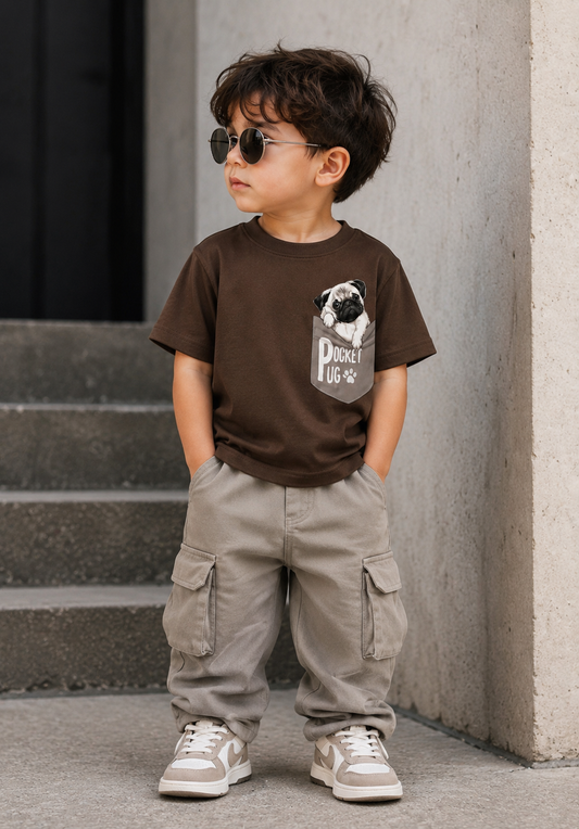 Tee-shirt PocKet - Unisexe JUMPSYNC Kids | Top-notich Coton