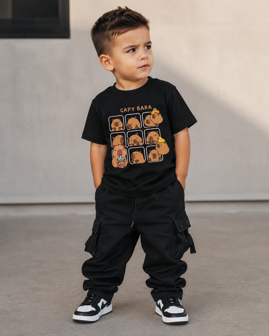 Tee-shirt capy bara KIDS - unisexe coton Hight Quality Jersey
