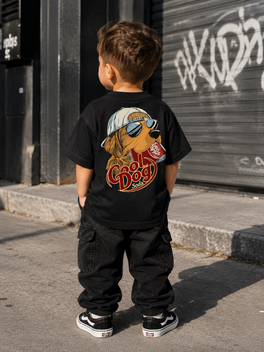 Tee-shirt Kids Cool Dog  - Unisexe Oversize Style Coton confortable wearing