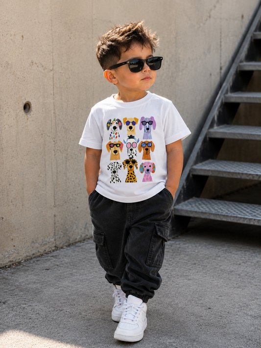 Tee-shirt Doggy Kids - 100% Coton confortable wearing ,| Top-notic