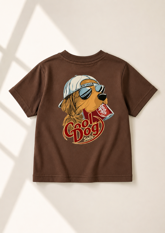 Tee-shirt Kids Cool Dog  - Unisexe Oversize Style Coton confortable wearing
