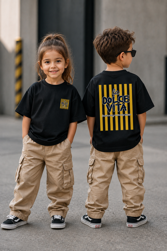 Tee-shirt Dolce Vita Kids - Unisexe Oversize Style Coton 100%