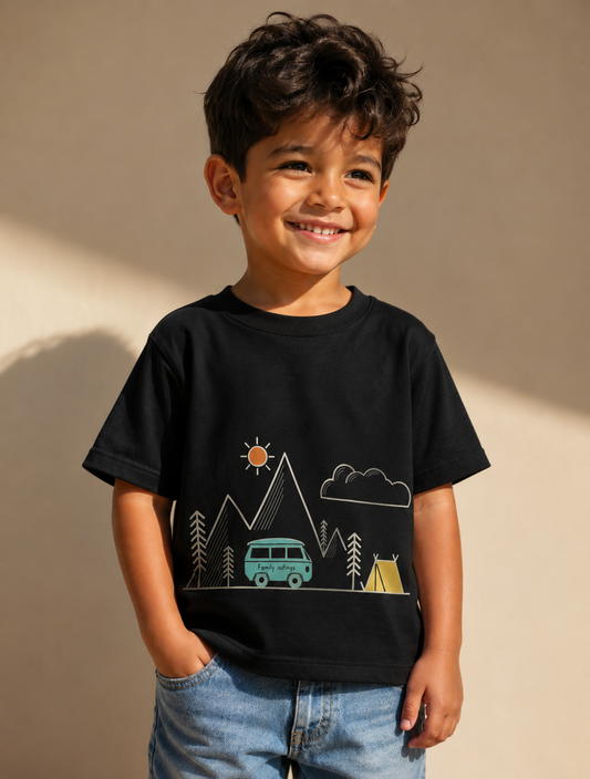 Tee-shirt Family RidE - Unisexe coton premium Jersey 100%