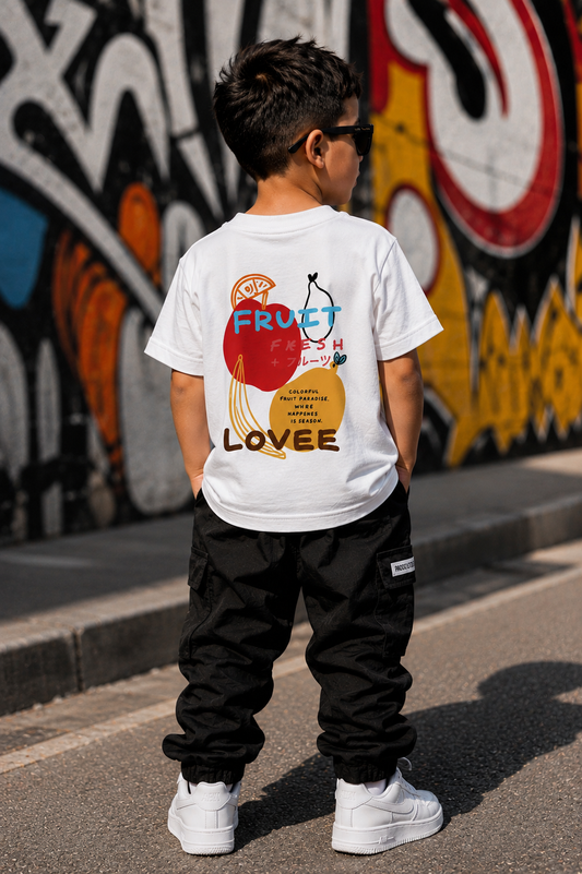 Tee-shirt Fruits - Unisexe  Oversize Top-notich jersey Lourd Confortable Wear 100% Coton