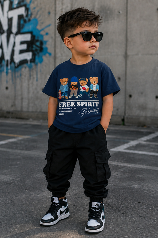 Tee-shirt free spirit - Unisexe - Jersey 100% Coton Top-notich