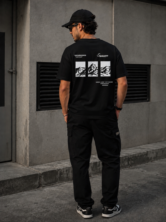 Tee-shirt savarono Unisexe - tissu doux style oversize