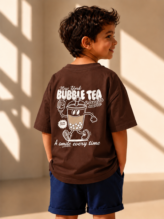 Tee-shirt Bubble Tea- 100% jersey Coton confortable Unisexe