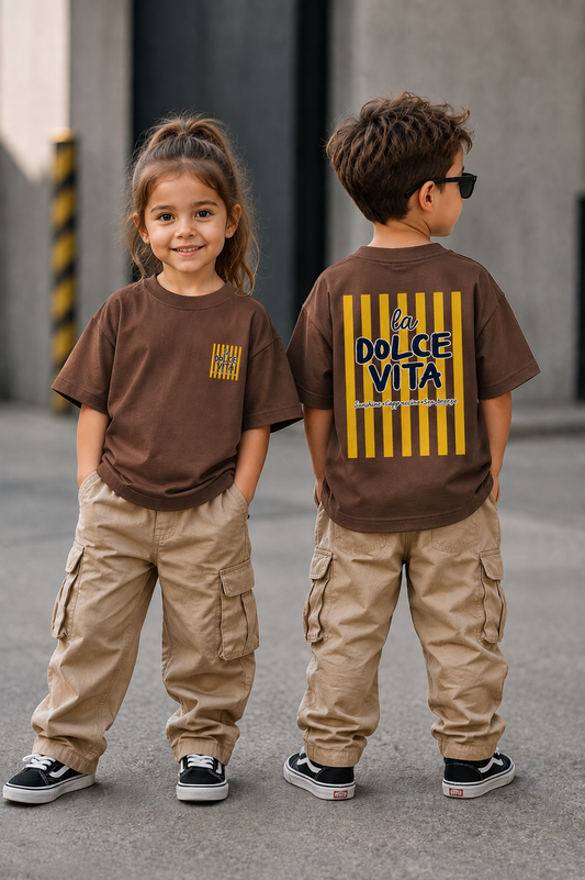 Tee-shirt Dolce Vita Kids - Unisexe Oversize Style Coton 100%