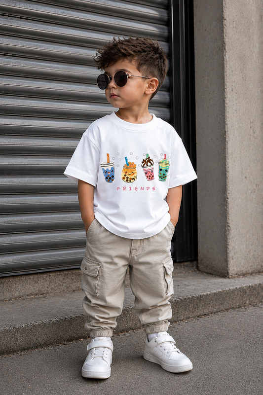 Tee-shirt Friends - Unisexe 100% Coton Breathable 3Fleece tissu
